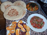 طاجين بالدجاج مخضر بطاطا حلوة😋👌