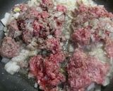 A picture of step 1 of Ninny's Sloppy Joes.