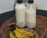 Foto langkah ke 1 dari resep Smoothie Susu Dele Mix Pisang.
