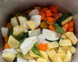 Foto del paso 1 de la receta: Crema de verduras