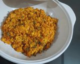 A picture of step 6 of Paneer bhurji.