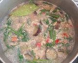 Foto langkah ke 8 dari resep Sayur Asem Bumbu Uleg pake Kangkung. Tersegar!.