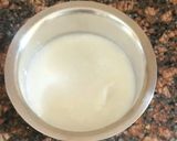 A picture of step 2 of Boondi raita.