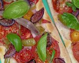 Foto del paso 9 de la receta: Coca Colorida de Tomates e Higos