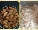 A picture of step 1 of Almonds Chocolate CakeSteamed.