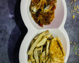 A picture of step 4 of Soyayyen mankani.
