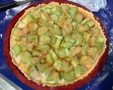 Une image de l'étape 10 de Tarte rhubarbe vanille orange.