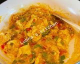 A picture of step 3 of Khagina (Pakistani breakfast):.