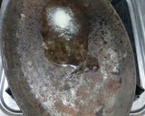 A picture of step 4 of Veg Sizzler with Yellow garlic sauce.
