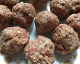 A picture of step 3 of Easy Comfy Stewed Napa Cabbage Rolls (Stuffed Cabbage) with Oats.