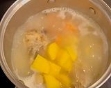 Hình bước làm 6 của món Cơm nhà 10 - cơm buger bò xốt teriyaki, canh gà rau củ nấu sữa