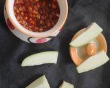 A picture of step 3 of Mango Pickle-Katkie Keri in Gujarati 😋.