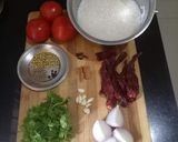 A picture of step 1 of Tomato dosa.