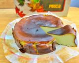 Hình bước làm 8 của món Matcha Basque Cheesecake (Bánh Phô Mai Nướng Cháy Vị Matcha)
