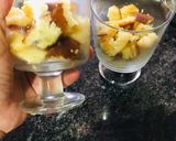A picture of step 1 of - Avocado Milkshake with chia seeds,Layered with Papayas & Vanilla Sponge Cake.