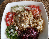 Foto del paso 7 de la receta: Ensalada de quinoa con salsa de yogurt y queso
