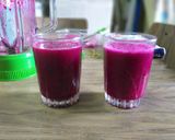 Foto langkah ke 3 dari resep Jus Buah Naga Merah.