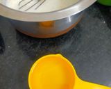 A picture of step 1 of Eggless Vanilla Tea Cake.