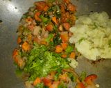 A picture of step 8 of Methi veg roll.
