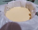A picture of step 5 of Basque Cheesecake.