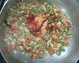A picture of step 5 of Smoky schezwan Fried Rice.