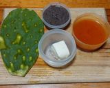 Foto del paso 1 de la receta: Nopal relleno de frijoles y queso