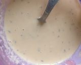 A picture of step 1 of Ajwain leaf fritter.