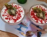 صورة لخطوة 4 من وصفة حلى كاسات الريد فيلفيت لذيييذ جداً 🍧🍧
