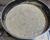 A picture of step 11 of Malai kofta (in white curry).