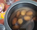 आलू अनार चाट रेसिपी चरण 1 फोटो