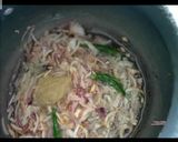 A picture of step 3 of Akhi masoor dal.