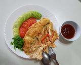 รูปขั้นตอนการทำที่ 5 ของ ไข่เจียวก้ามกุ้ง