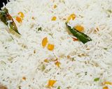 A picture of step 7 of Vegetable Rice.