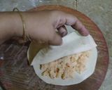 A picture of step 2 of ALU ka paratha.