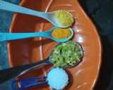 A picture of step 2 of Gujarati khandvi.