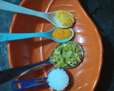 A picture of step 2 of Gujarati khandvi.