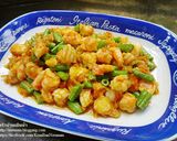 รูปขั้นตอนการทำที่ 4 ของ กุ้งผัดพริกเหลือง