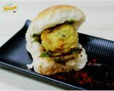 A picture of step 5 of Vada Pav #monsoon.
