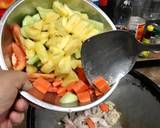 ผัดเปรี้ยวหวานสันคอหมู วิธีทำสูตร 3 รูป