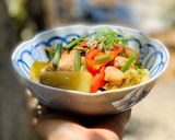 Hình bước làm 4 của món Cá Chép Om Dưa Cải Chua