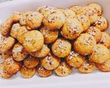 A picture of step 7 of Naan khatai my signature recipe.
