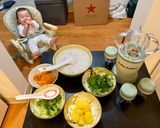 Hình bước làm 4 của món Cháo thịt bằm mix rau củ - ăn dặm