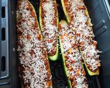 Une image de l'étape 5 de Courgettes farcies au Air fryer.