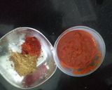 A picture of step 3 of Chatpata potato chat.