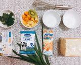 Hình bước làm 1 của món Sandwich nhân sữa chua