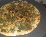 A picture of step 3 of Green Pea Corn Flatbread.