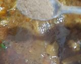 A picture of step 3 of Chicken masala with tawa garlic naan.