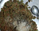 A picture of step 6 of Pizza flavoured kofta in creamy spinach gravy.