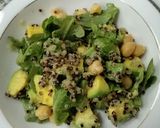 A picture of step 3 of Avocado Quinoa Salad.