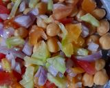 A picture of step 3 of Boiled Chickpeas Chaat.